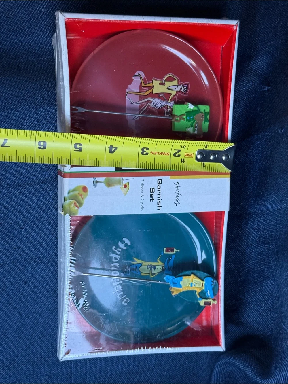 Vintage 2008 Shonfelds Retro Cocktail Garnish Set Lot Of 2 NIB Factory Sealed